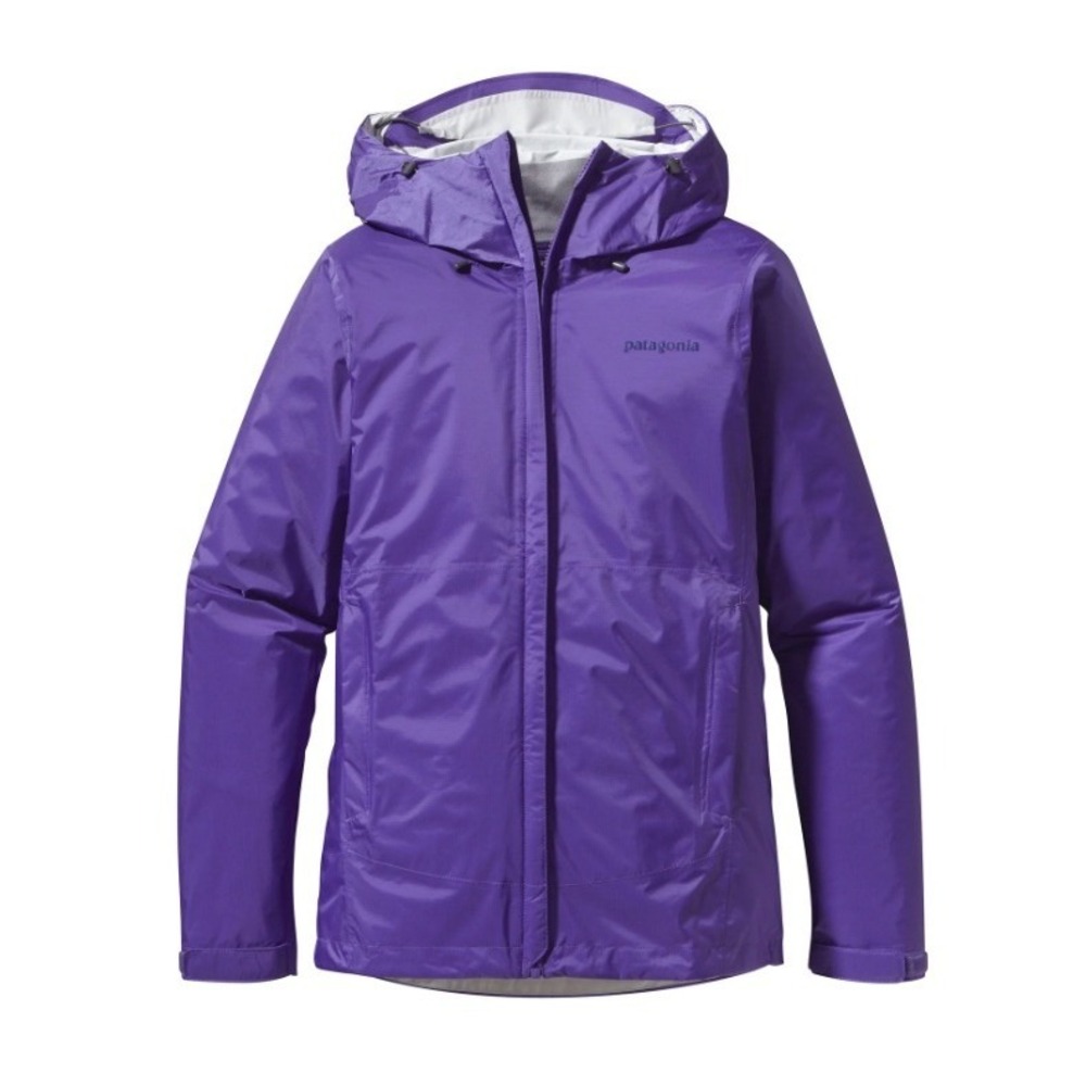 Patagonia Torrentshell Rain Jacket Womens Large Violetti H2No Waterproof Outdoor